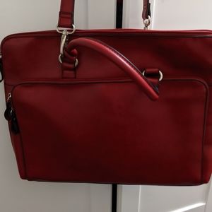 Red Unisex Original Briefcase, One Size - Red